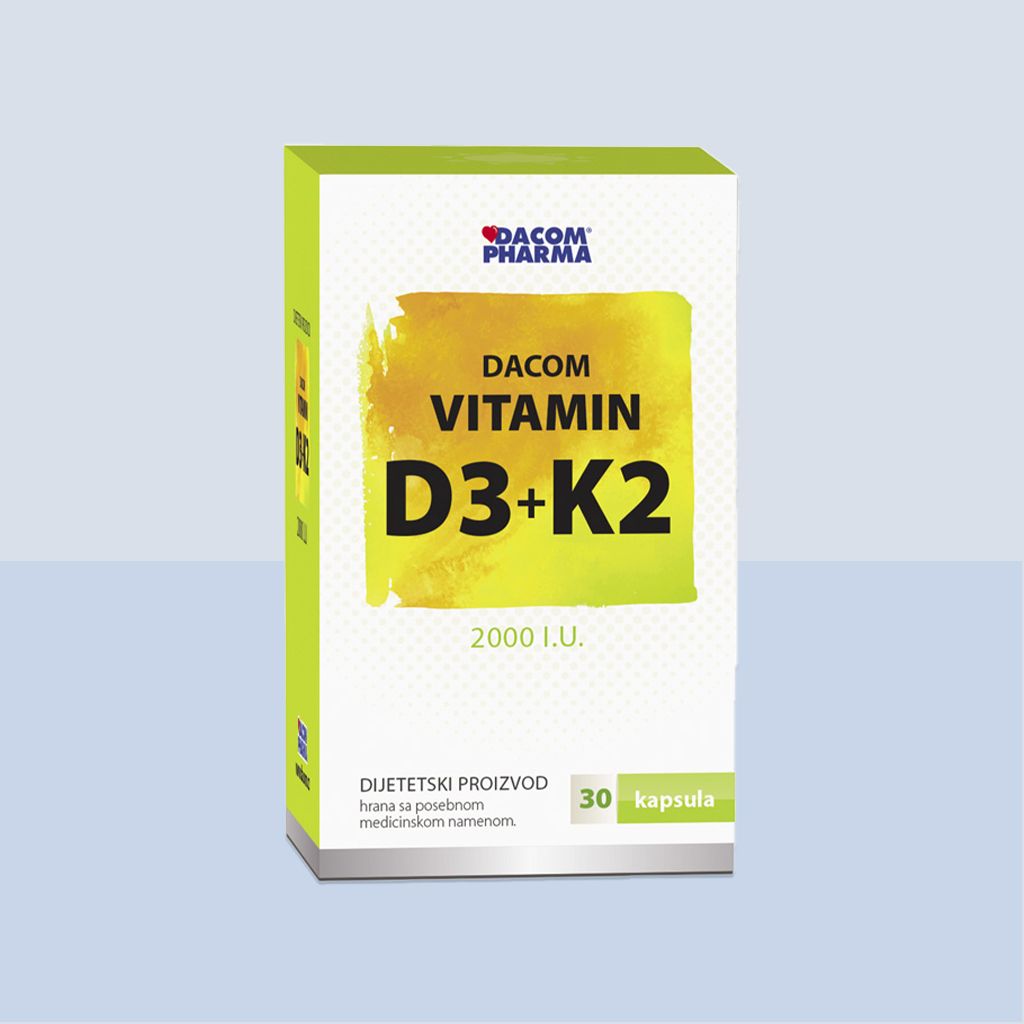 Slika ambalaže proizvoda Vitamin D3+K2